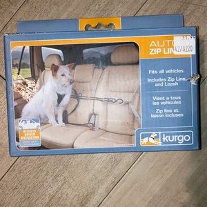 KURGO zip line for your dog in a car. Dog seatbelt.